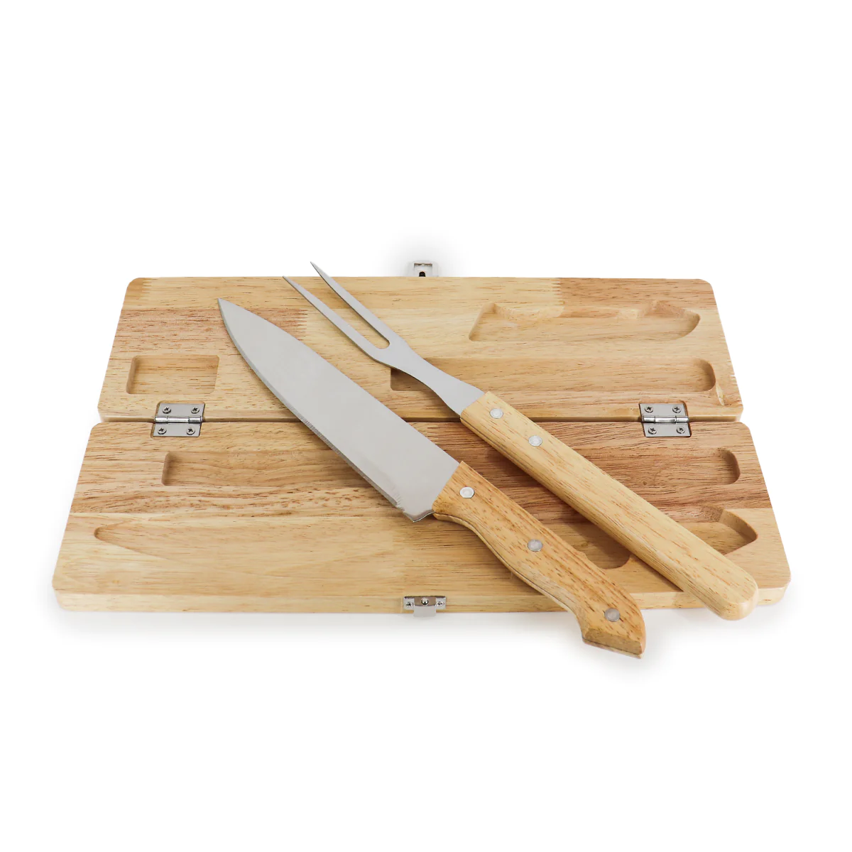 Produto - Kit churrasco 2 peças caixa de bam